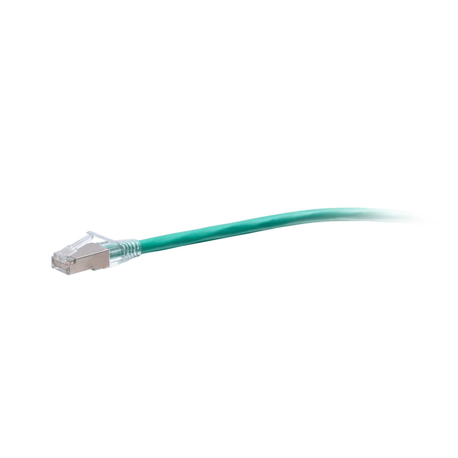 15ft (4.6m) TAA-Compliant F-Series Cat6a Snagless Shielded (STP) Network Cable - Green