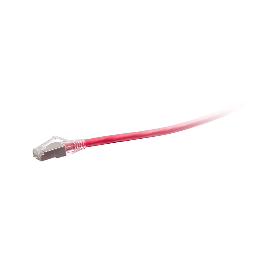 8ft (2.4m) TAA-Compliant F-Series Cat6a Snagless Shielded (STP) Network Cable - Red