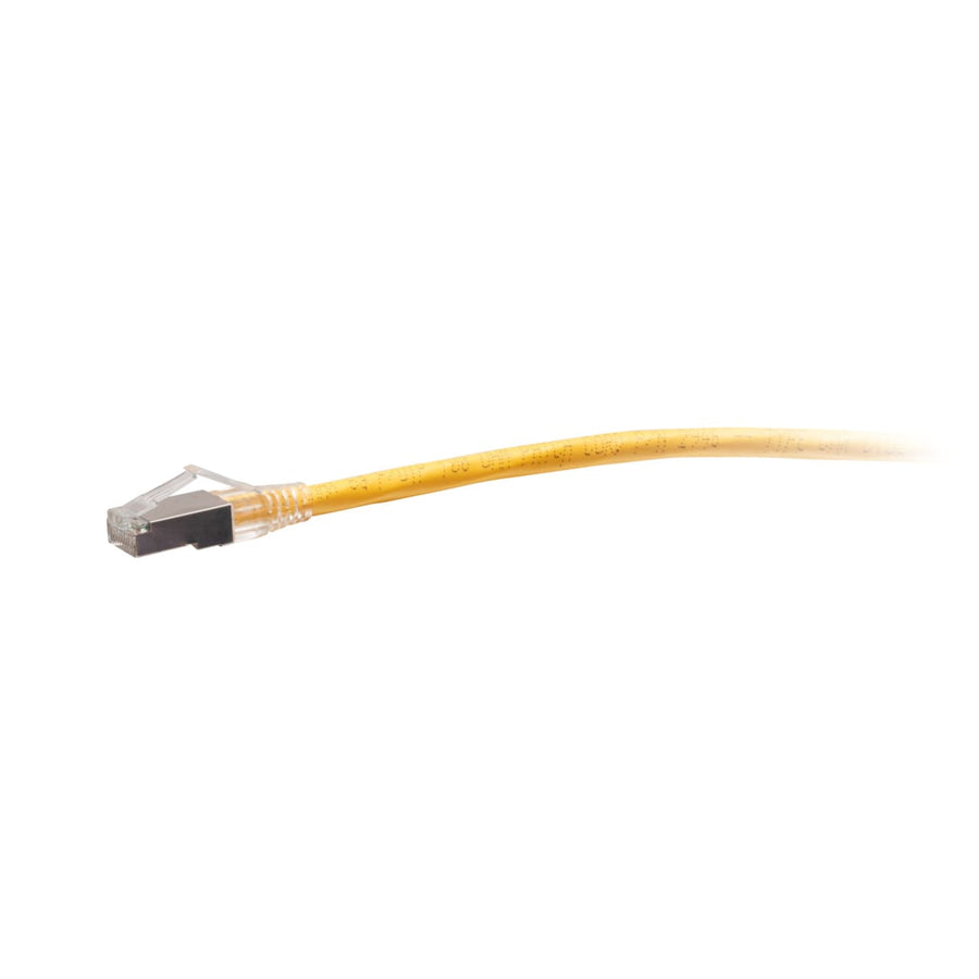 7ft (2.1m) TAA-Compliant F-Series Cat6a Snagless Shielded (STP) Network Cable - Yellow