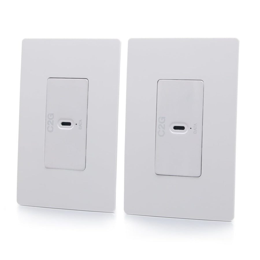 Superbooster® 1-Port USB over Cat6a Wall Plate to Wall Plate Extender Kit - USB 3.2 Gen1 (5Gbps)
