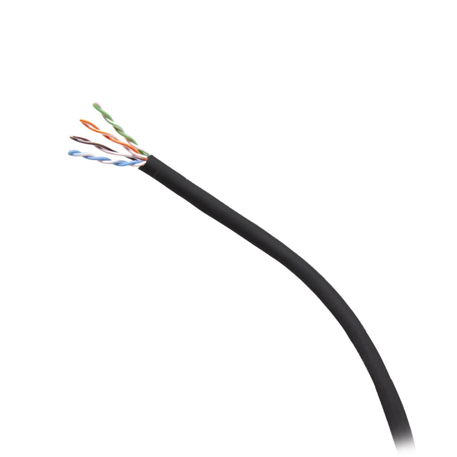 1000ft (304.8m) TAA-Compliant Cat6 Bulk Unshielded (UTP) Ethernet Network Cable with Solid Conductors-Plenum CMP-Rated - Black