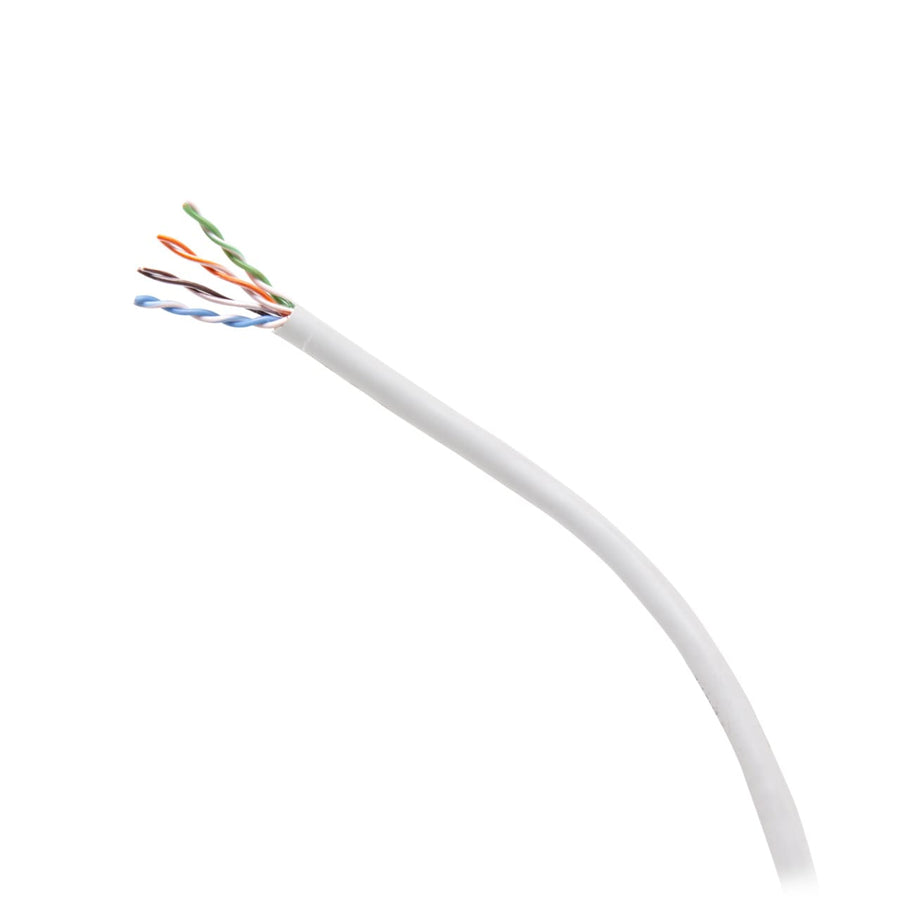 1000ft (304.8m) TAA-Compliant Cat6 Bulk Unshielded (UTP) Ethernet Network Cable with Solid Conductors-Plenum CMP-Rated - White