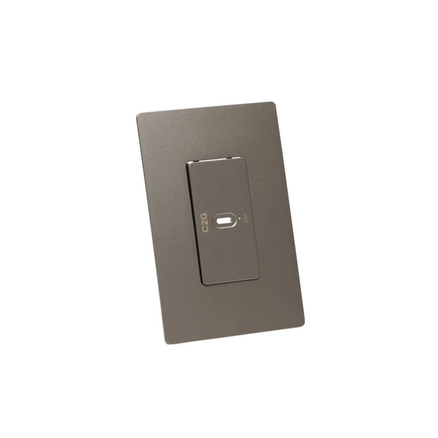 Decorative Wall Plate and Face Plate for USB Camera Extender & Superbooster-Nickel