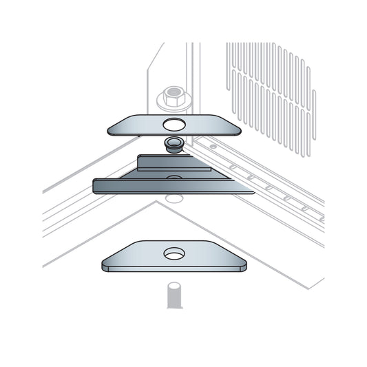 BGR-ISO-Z4 - Middle Atlantic - Seismic Brackets for ISO BGR Racks