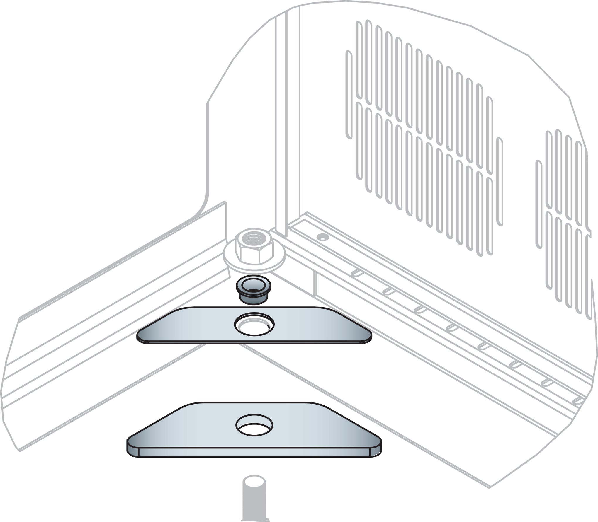 BGR-ISO - Middle Atlantic - Isolation Kit BGR Series