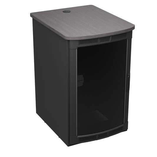 BGR-25SA32MDK-A3 - Middle Atlantic - BGR25SA32MDKA3 Rolling Presentation Rack with Asian Night Top