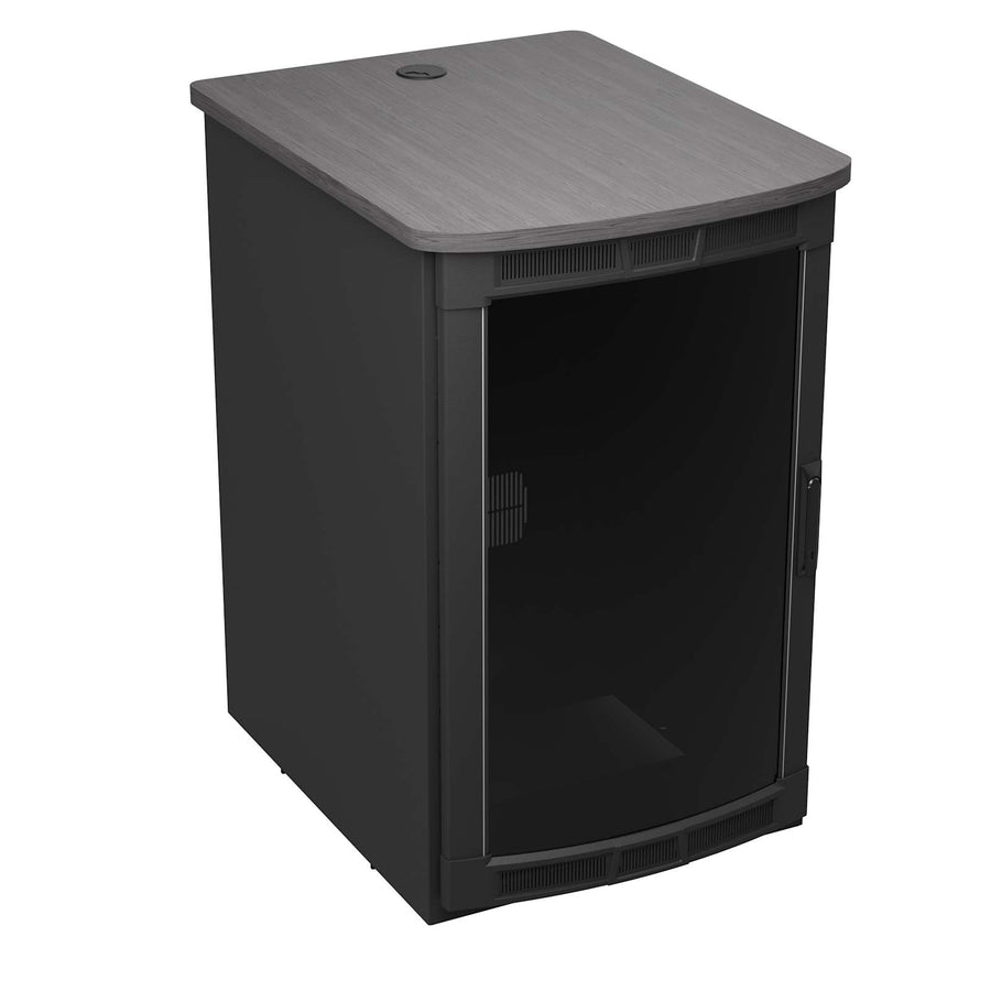 BGR-25SA32MDK-A3 Rolling Presentation Rack with Asian Night Top