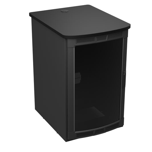 BGR-19SA27MDK-A5 - Middle Atlantic - BGR19SA27MDKA5 Rolling Presentation Rack with Black Top