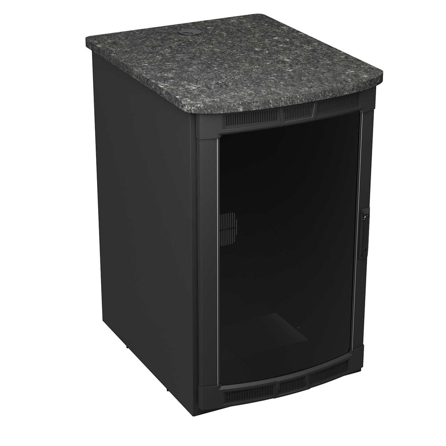 BGR-25SA27MDK-E2 Rolling Presentation Rack with Midnight Stone Top