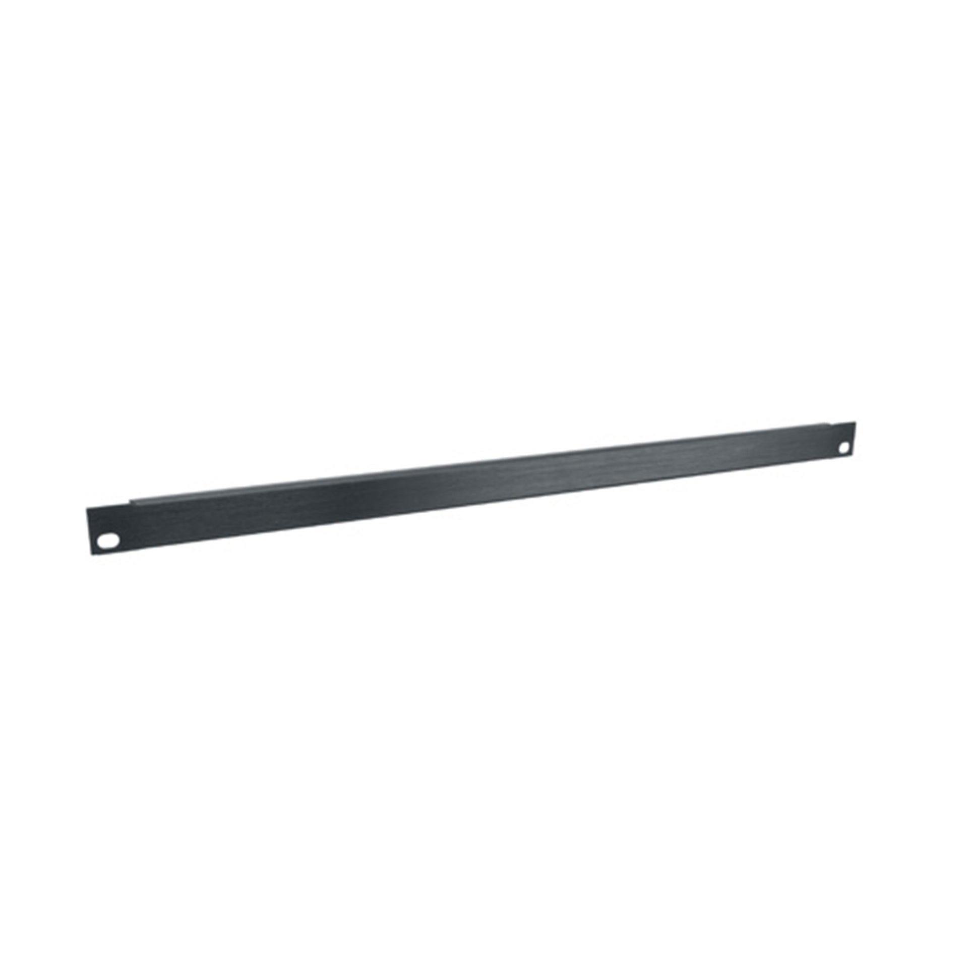 BL1-2 - Middle Atlantic - 12 RU Flanged Blank Rack Panel Black Brushed and Anodized Aluminum