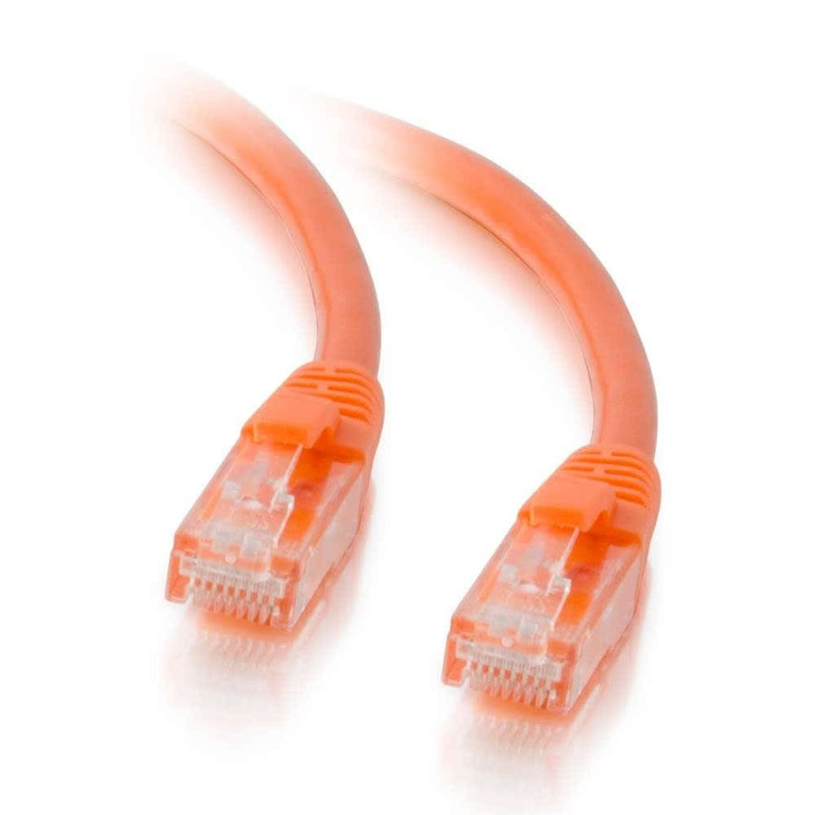 0.5ft (0.15m) Cat5e Snagless Unshielded UTP Ethernet Network Patch Cable - Orange