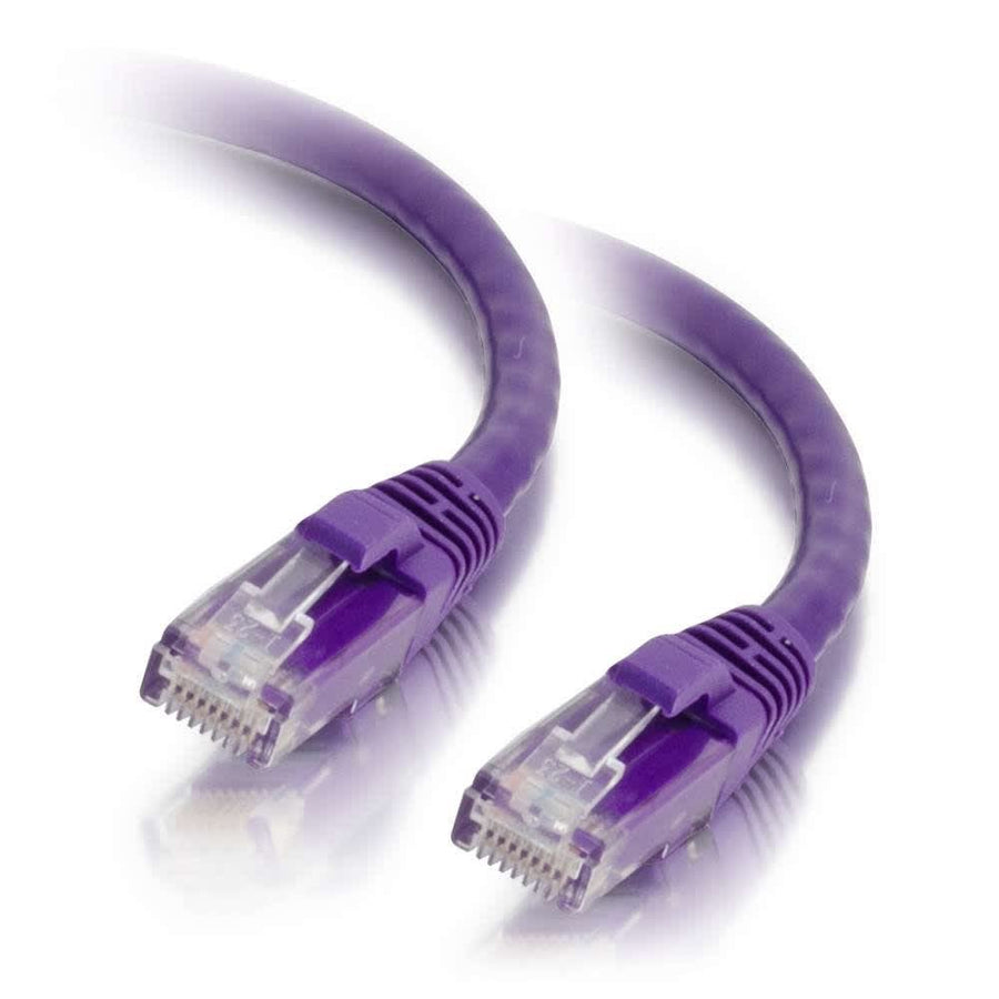 0.5ft (0.15m) Cat5e Snagless Unshielded UTP Ethernet Network Patch Cable - Purple