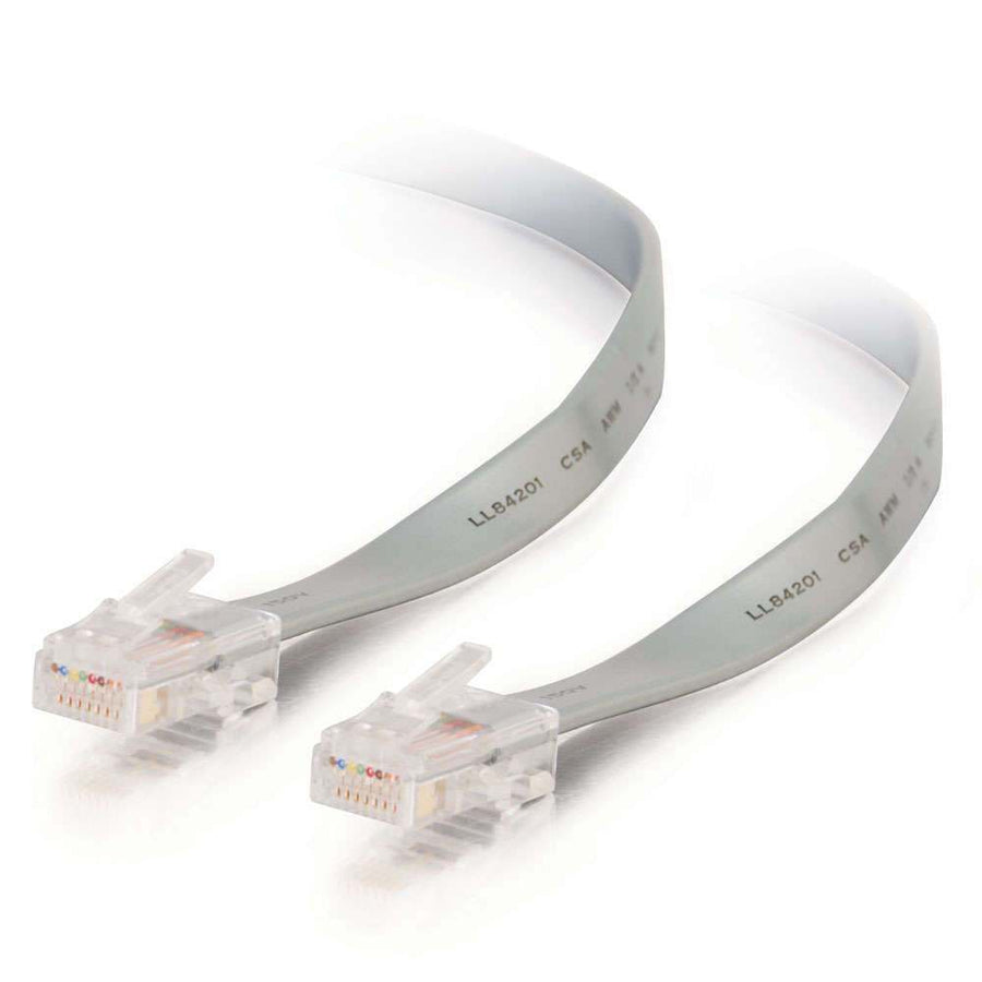 25ft (7.6m) RJ45 8P8C Crossed/Rollover Modular Cable