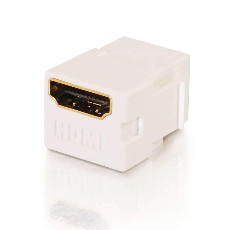Snap-In HDMI® F/F Keystone Insert Module - White