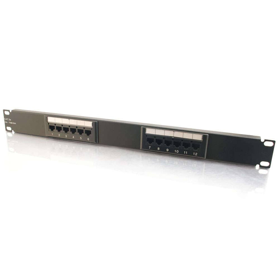 12-Port Cat5e 110-Type Patch Panel
