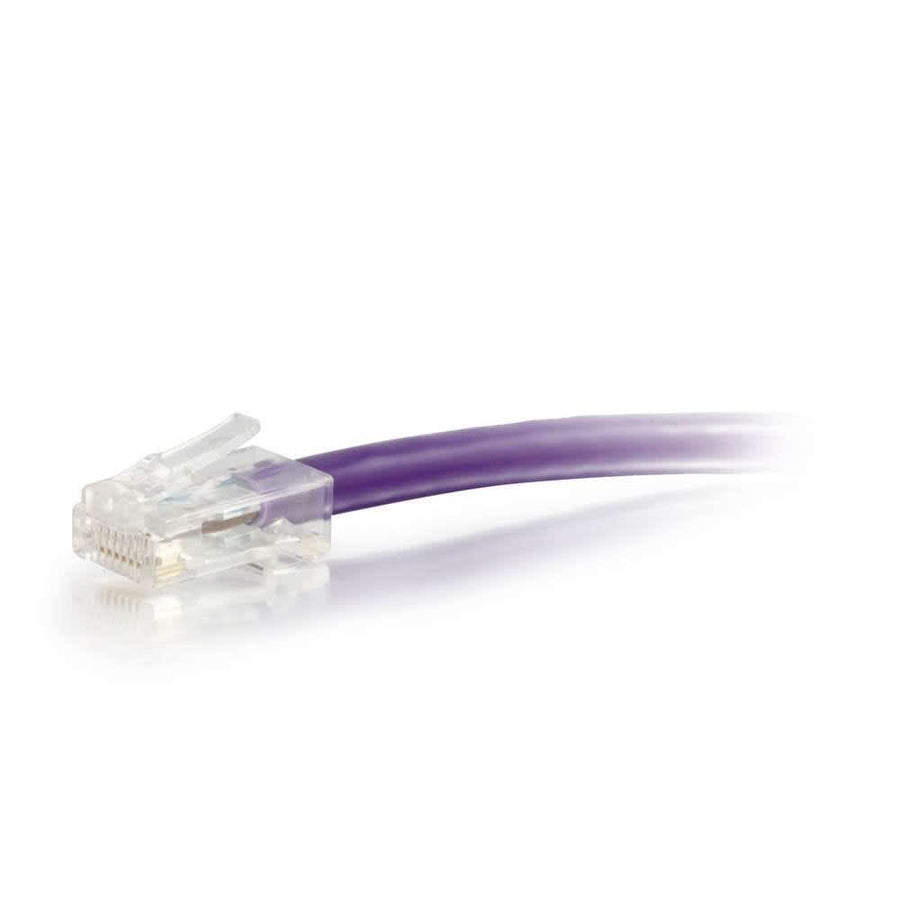 1ft (0.3m) Cat6 Non-Booted Unshielded UTP Ethernet Network Patch Cable - Purple