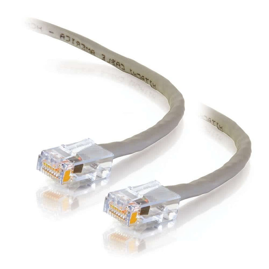 100ft (30.5m) Cat6 Non-Booted UTP Unshielded Ethernet Network Patch Cable - Plenum CMP-Rated - Gray
