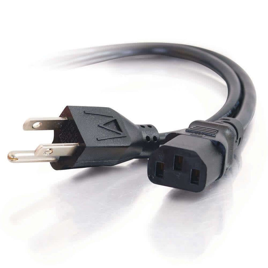 15ft (4.6m) 18 AWG Universal Power Cord (NEMA 5-15P to IEC320C13)