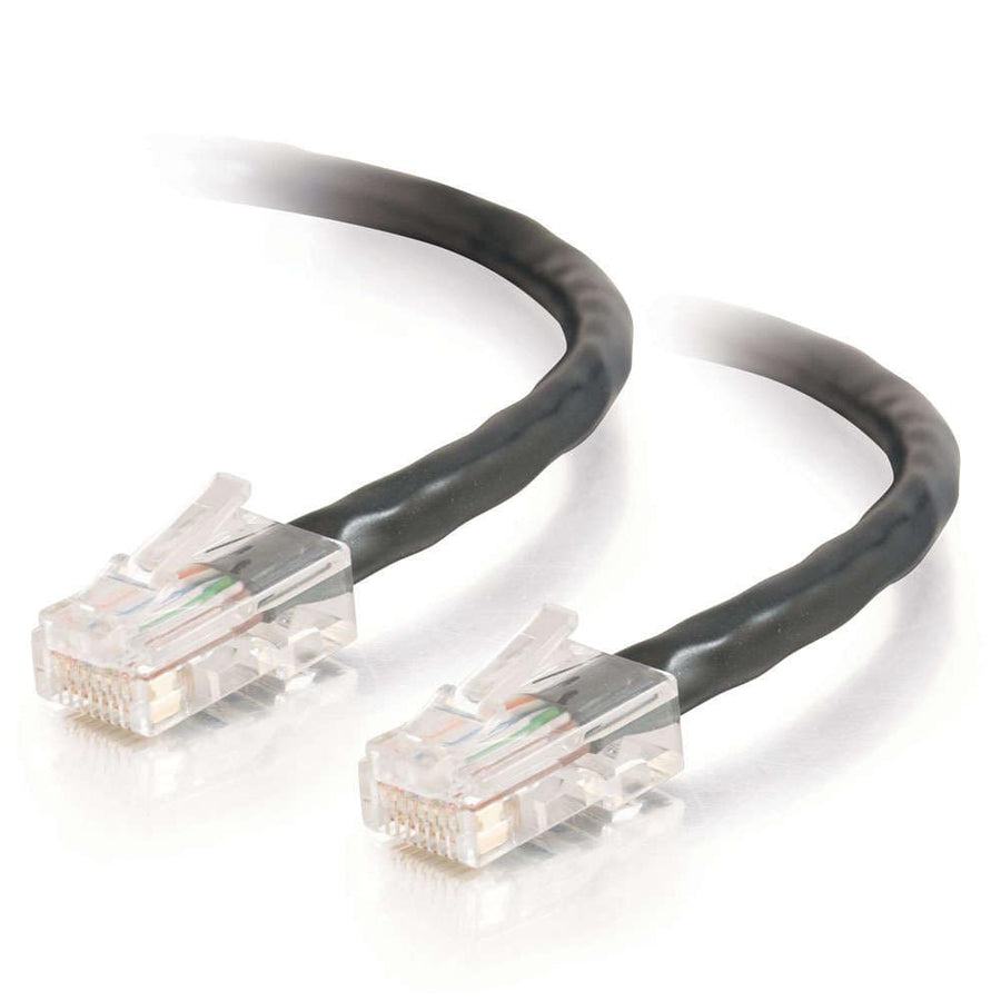 7ft (2.1m) Cat5e Non-Booted Unshielded UTP Network Crossover Patch Cable - Black