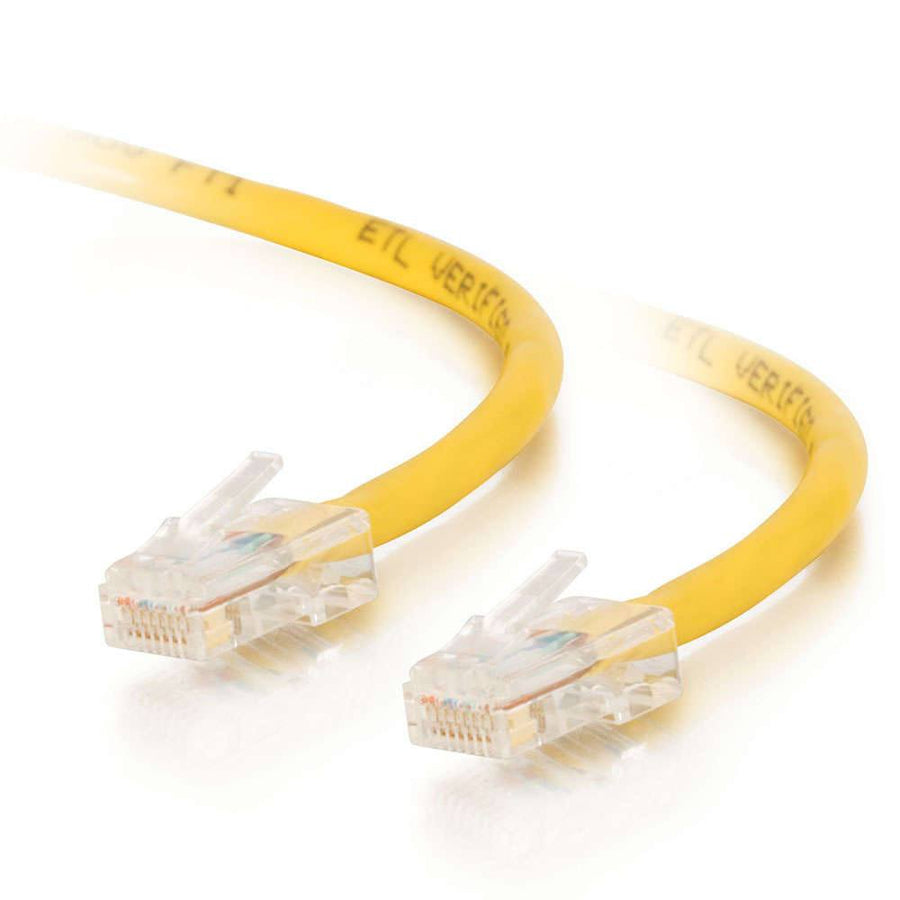 5ft (1.5m) Cat5e Non-Booted Unshielded UTP Network Crossover Patch Cable - Yellow