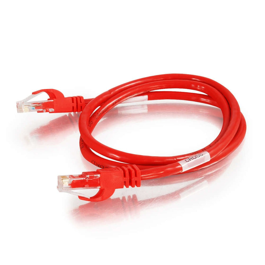 14ft (4.25m) Cat6 Snagless Unshielded UTP Network Crossover Patch Cable - Red