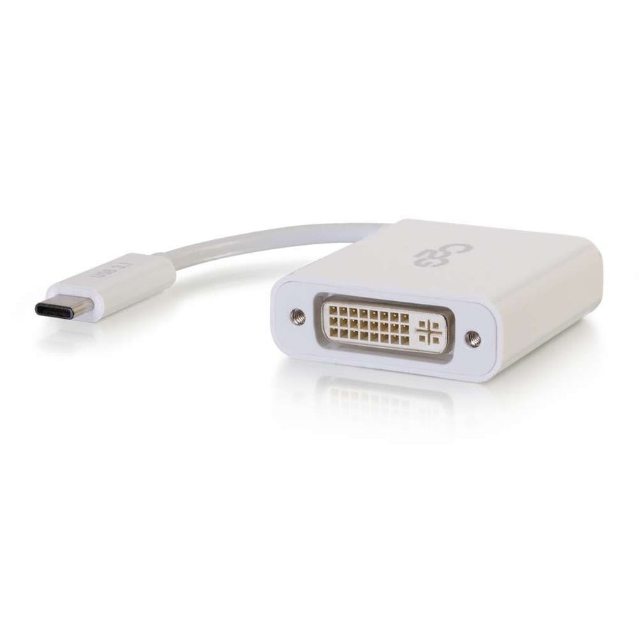 USB-C® To DVI-D Video Adapter Converter - White