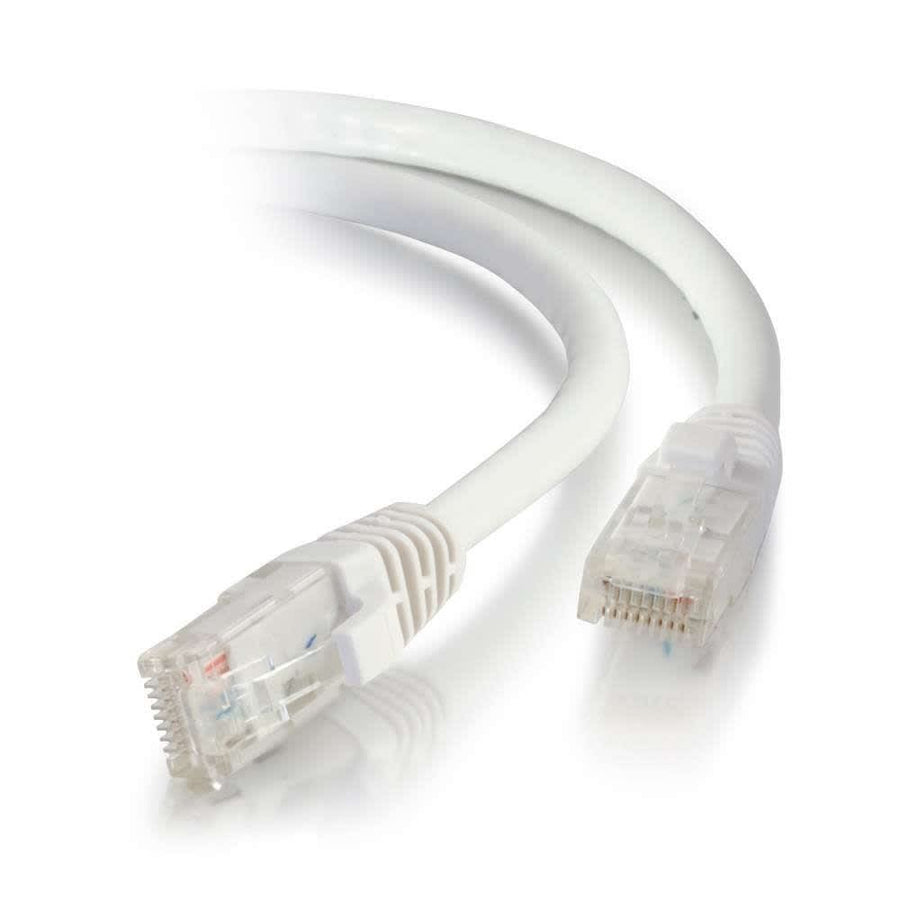 50ft (15.2m) Cat5e Snagless Unshielded UTP Ethernet Network Patch Cable - White