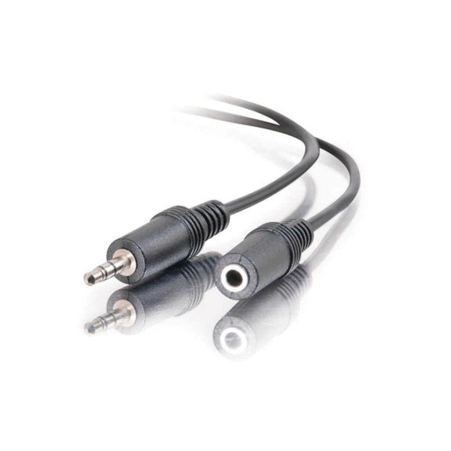 25ft (7.6m) 3.5mm M/F Stereo Audio Extension Cable