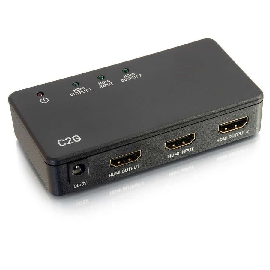 2-Port HDMI® Distribution Amplifier Splitter - 4K 30Hz