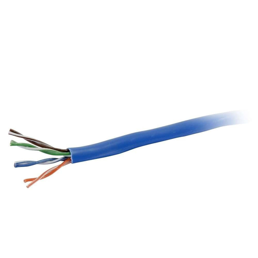 1000ft (304.8m) Cat5e Bulk Unshielded UTP Ethernet Network Cable with Stranded Conductors - In-Wall CM-Rated - Blue