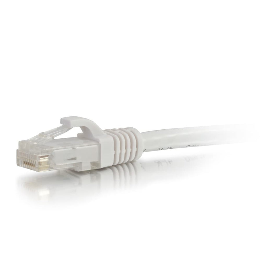 0.5ft (0.15m) Cat6a Snagless Unshielded UTP Ethernet Network Patch Cable - White