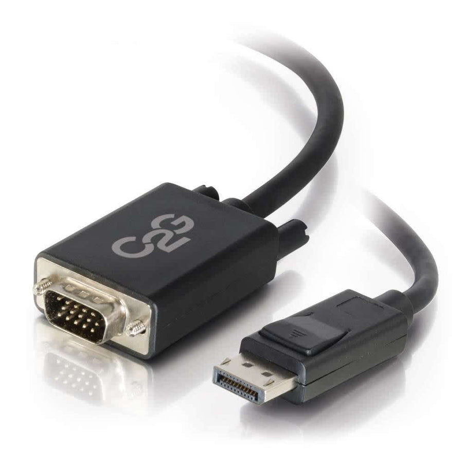 3ft (0.9m) DisplayPort™ Male to VGA Male Active Adapter Cable - Black