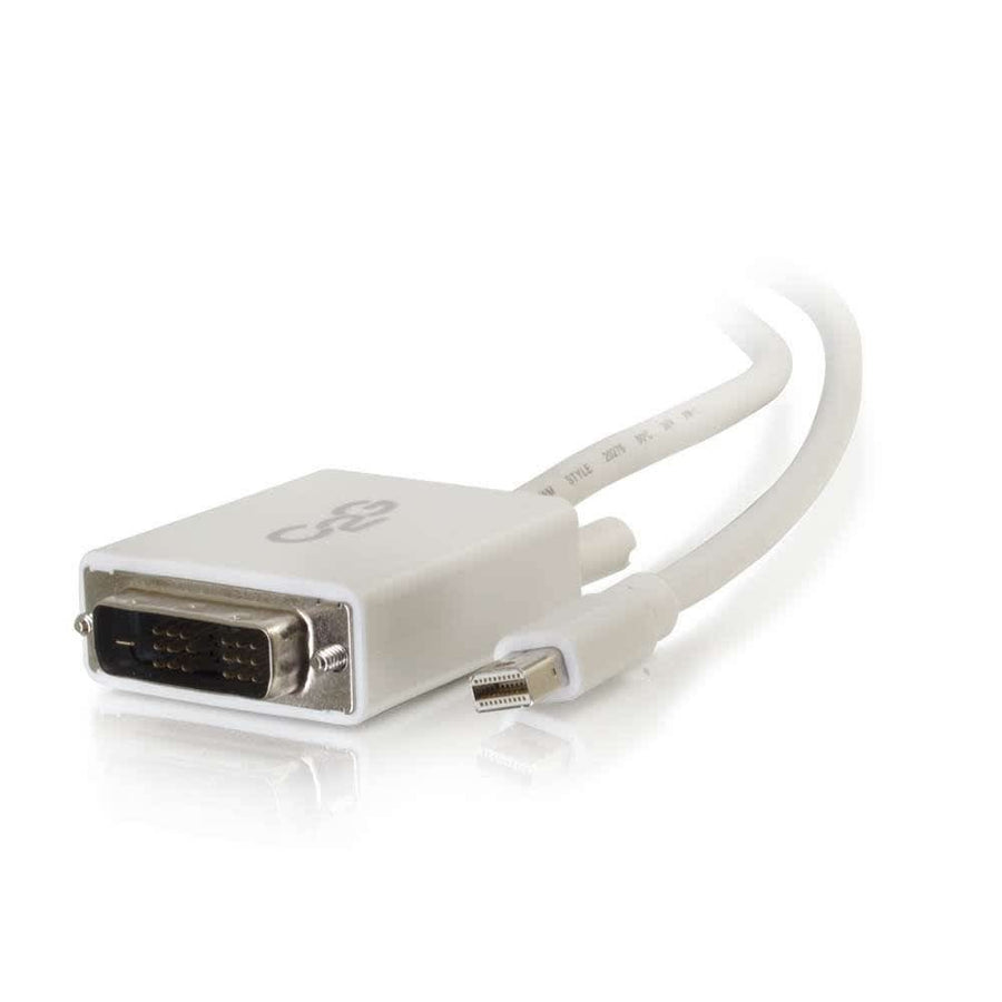 3ft (0.9m) Mini DisplayPort™ Male to Single Link DVI-D Male Adapter Cable - White