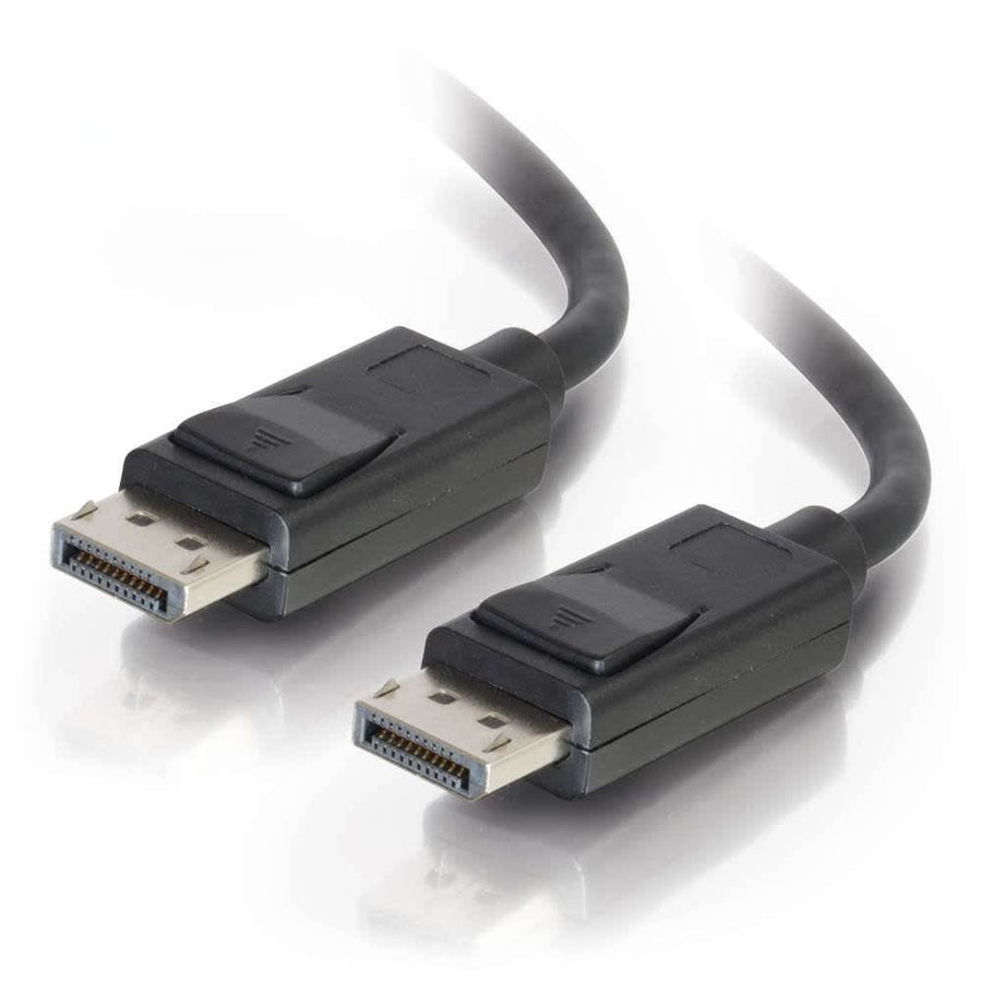 6ft (1.8m) DisplayPort™ Cable with Latches 4K 60Hz UHD M/M - Black