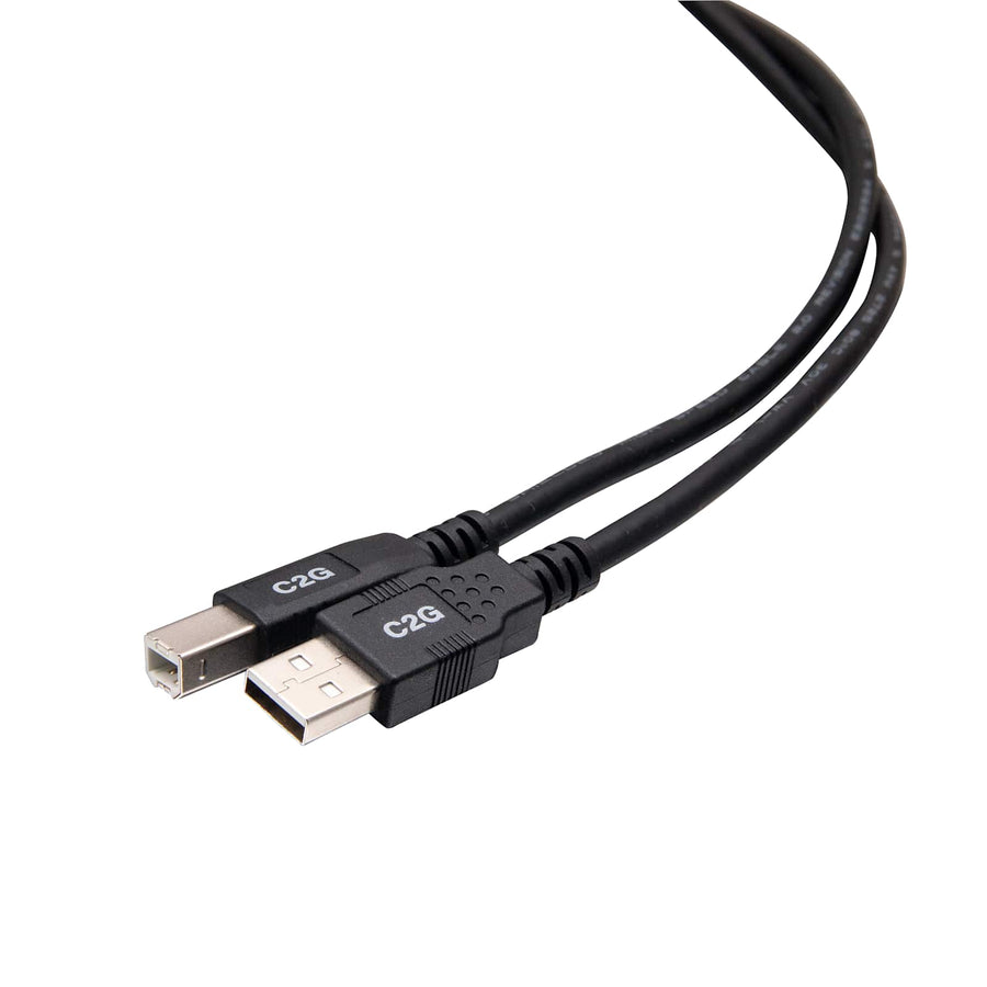 16.4ft (5m) USB 2.0 A/B Cable - Black