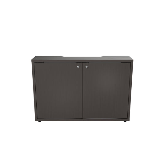 C3K2D1MHA3A3C3ZP01 - Middle Atlantic - C3 Series HPL Woodkit 2 Bay 32 Inches High Wilsonart Asian Night Cabinet and Doors