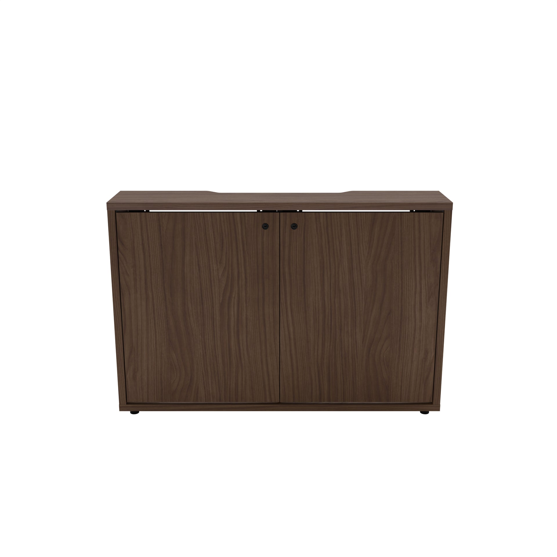 C3K2D1MHD0D0B2ZP01 - Middle Atlantic - C3 Series HPL Woodkit 2 Bay 32 Inches High Wilsonart Walnut Heights Cabinet and Doors