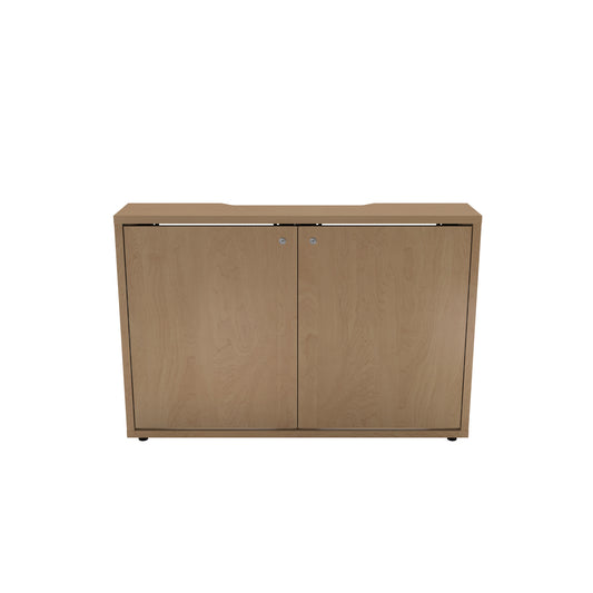 C3K2D1MHE1E1C3ZP01 - Middle Atlantic - C3 Series HPL Woodkit 2 Bay 32 Inches High Wilsonart Kensington Maple Cabinet and Doors