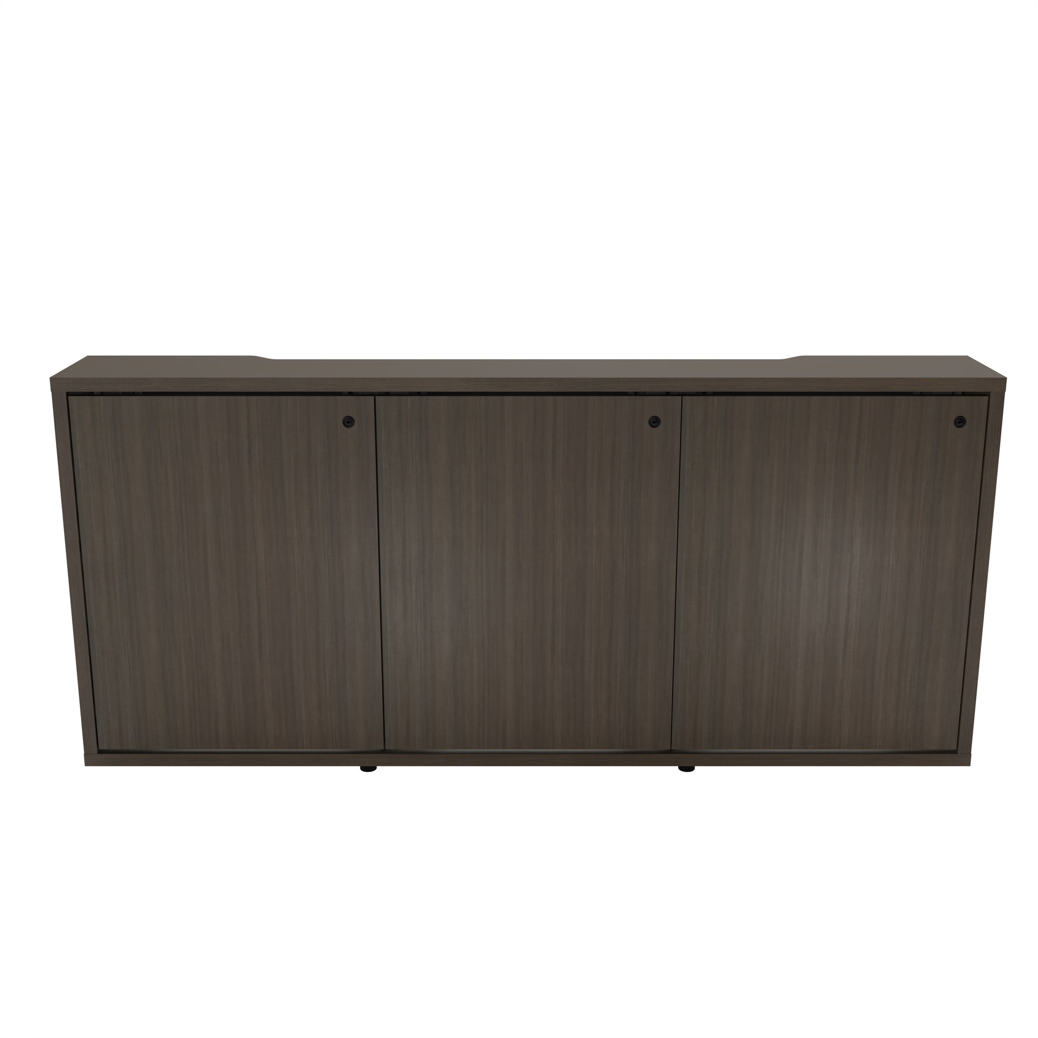 C3K3D1MHC8C8B2ZP01 - Middle Atlantic - C3 Series HPL Woodkit 3 Bay 32 Inches High Wilsonart Studio Teak Cabinet and Doors