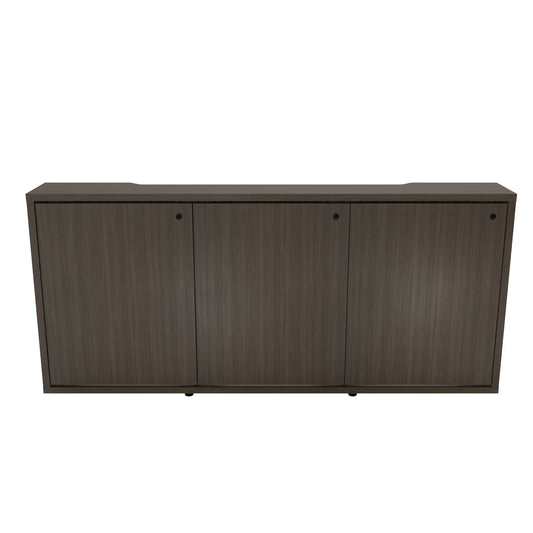 C3K3D1MHC8C8B2ZP01 - Middle Atlantic - C3 Series HPL Woodkit 3 Bay 32 Inches High Wilsonart Studio Teak Cabinet and Doors