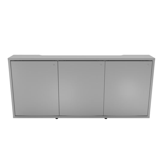 C3K3D1MHD8D8A1ZP01 - Middle Atlantic - C3 Series HPL Woodkit 3 Bay 32 Inches High Wilsonart Designer White Cabinet and Doors