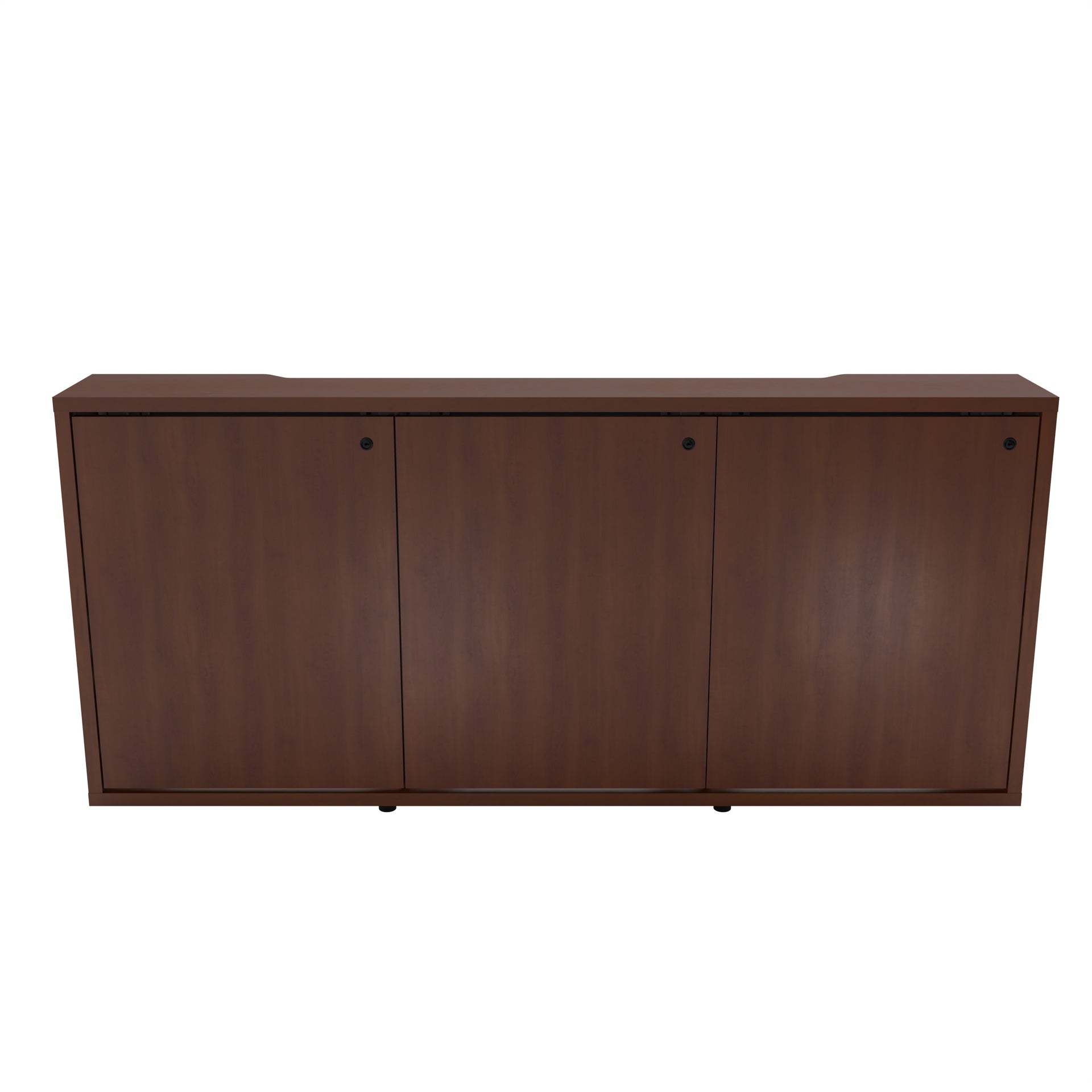 C3K3D1MHE0E0B2ZP01 - Middle Atlantic - C3 Series HPL Woodkit 3 Bay 32 Inches High Wilsonart Biltmore Cherry Cabinet and Doors