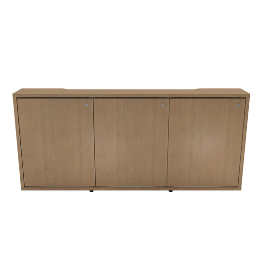 C3K3D1MHE1E1C3ZP01 - Middle Atlantic - C3 Series HPL Woodkit 3 Bay 32 Inches High Wilsonart Kensington Maple Cabinet and Doors