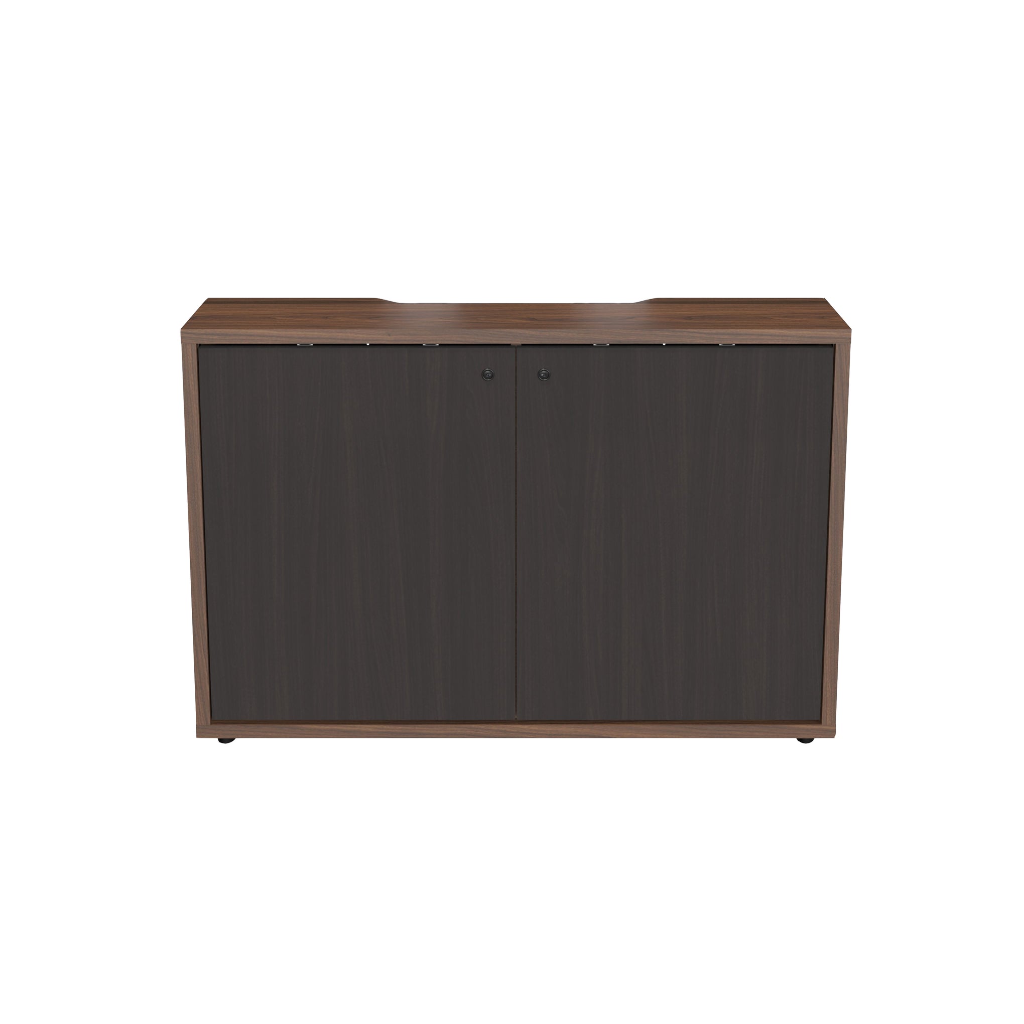 C3K2D1HB9A6ZPLBK - Middle Atlantic - C3 Series HPL Woodkit 2 Bay 32 Inches High Montana Walnut with Blackened Legno Doors