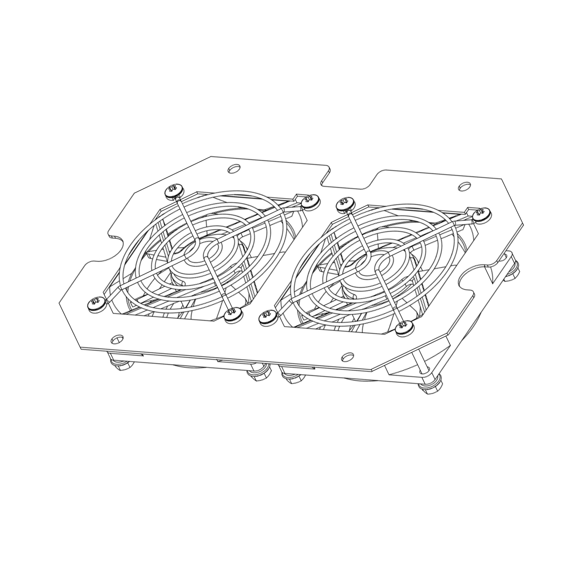 C3-FANKIT - Middle Atlantic - C3 Fan Kit