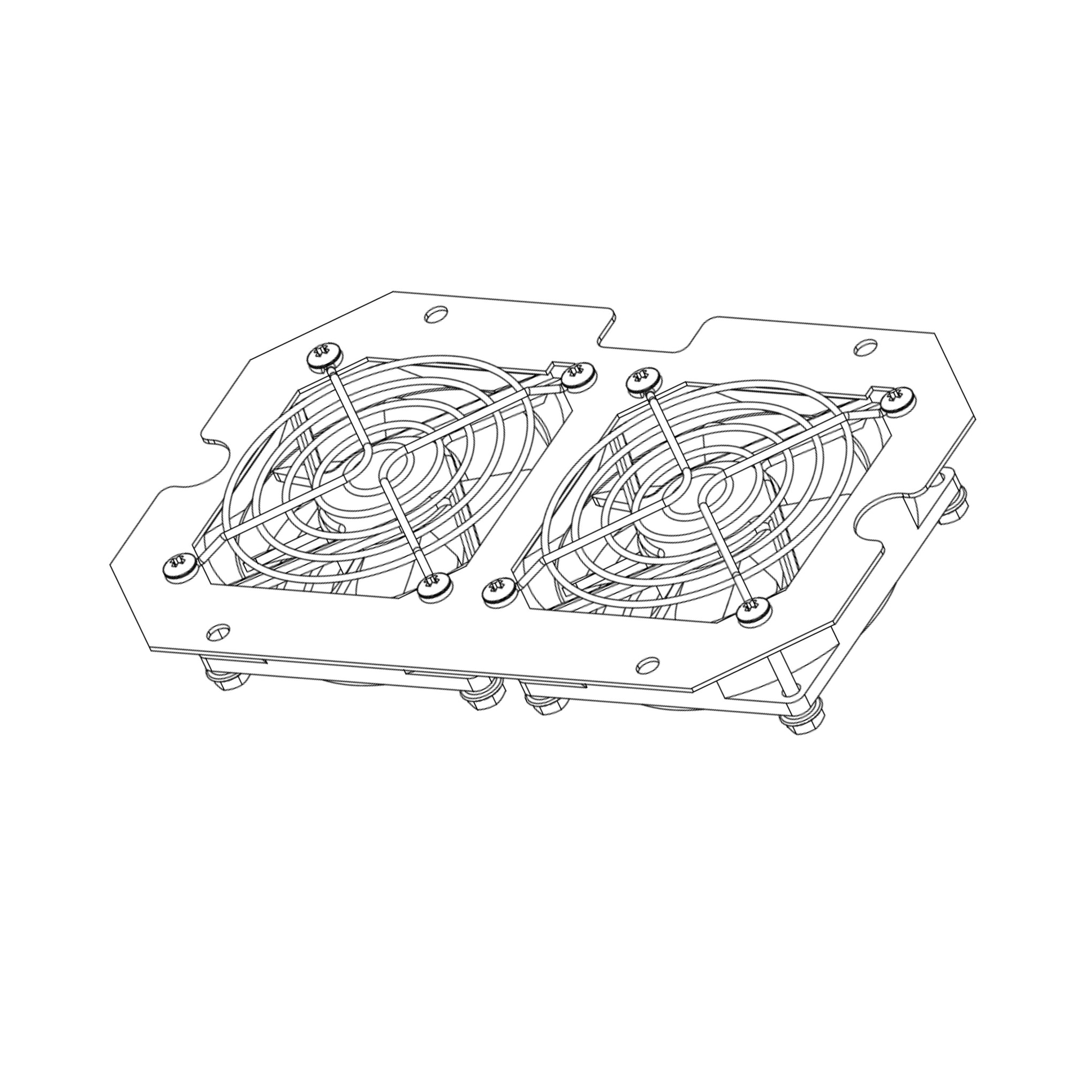 C3-FANKIT - Middle Atlantic - C3 Fan Kit