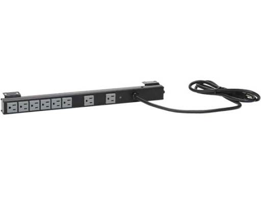 CAPS12-B1 - Sanus - Vertical Power Strip and Surge Protector Fits all Component Series AV racks