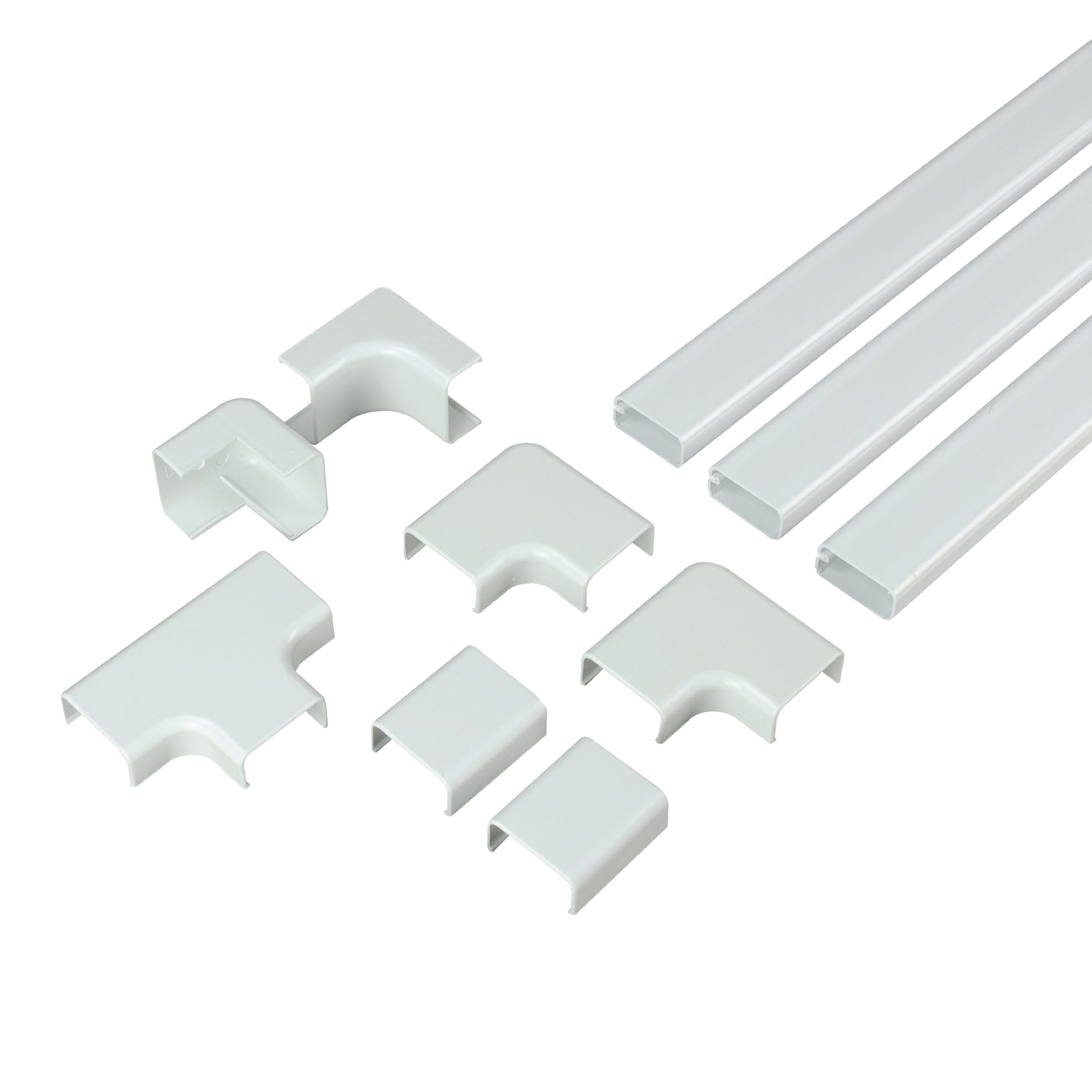 CCS2KWH - Sanus - Sanus 10Piece 48in x 1in PVC White CordCable Organization Kit Holds up to 6 Cables
