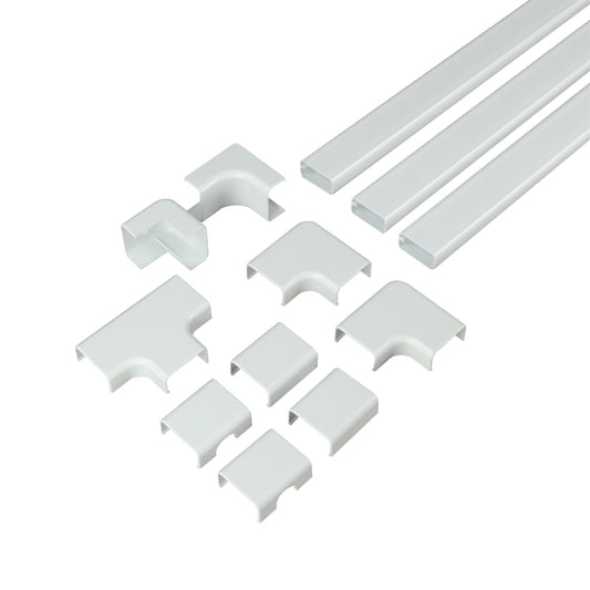 CCS3KWH - Sanus - Sanus 10Piece 45in x 15in PVC White CordCable Organization Kit