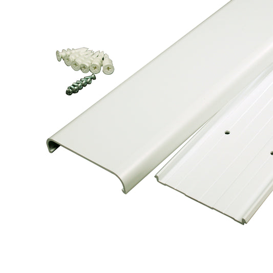 CCSTVK - Sanus - Sanus 2Piece 48in x 35in PVC White Flat Screen TV Kit Holds up to 5 Cables